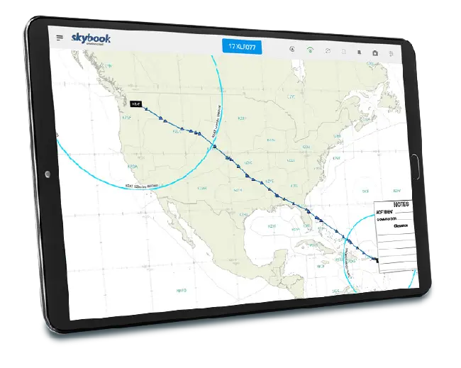 Pilot briefing charts