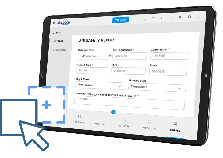 Bespoke forms on the EFB?