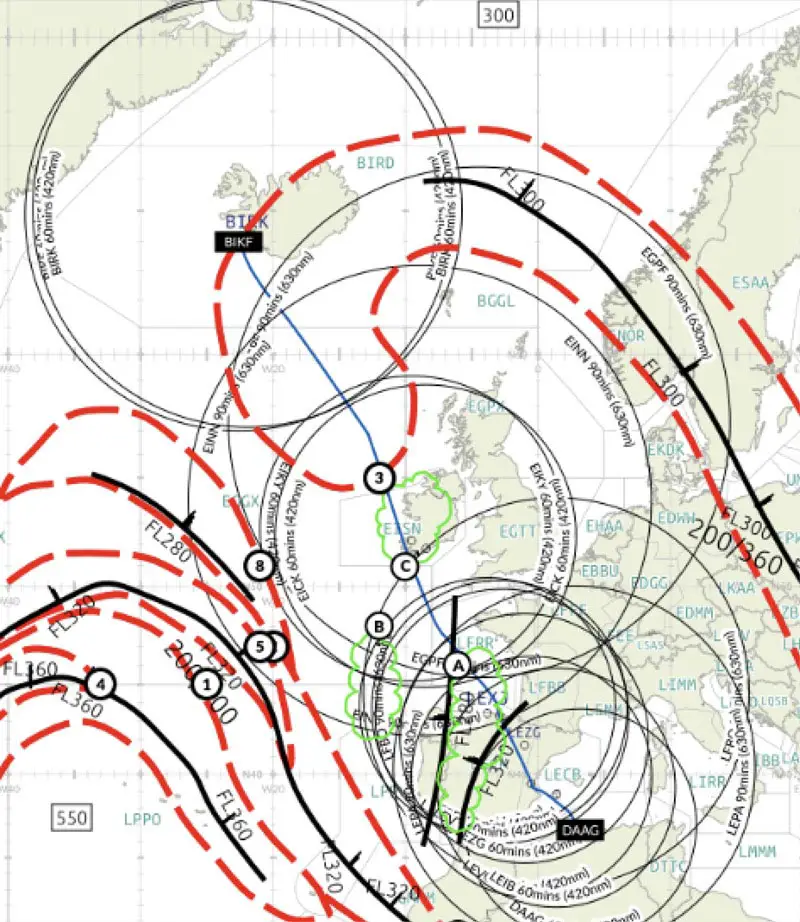 skybook puts operators firmly in control when it comes to ETOPS charts.