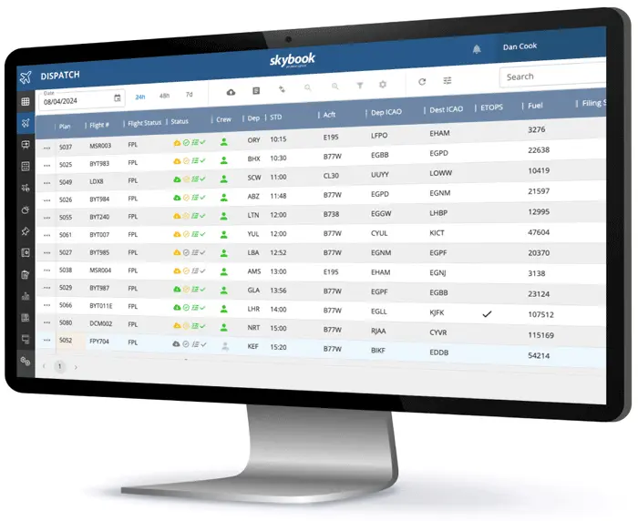 Flight Dispatch software to help you manage your daily flight schedules