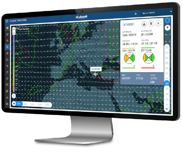 Real-time and planned position updates ensures your airline is GADSS compliance.