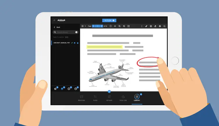 airline digital efb documents