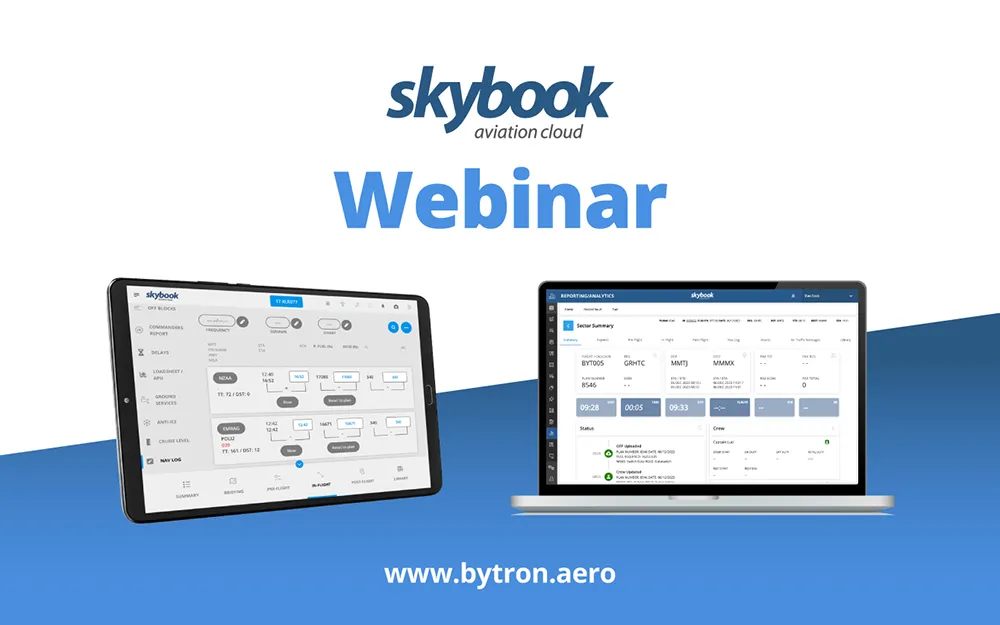 aviation software webinar and efb for pilots application