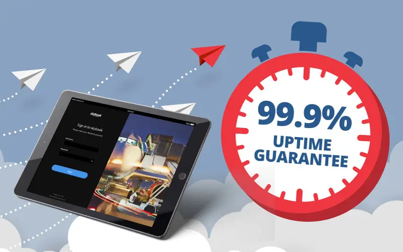 99.9% aviation uptime guarantee