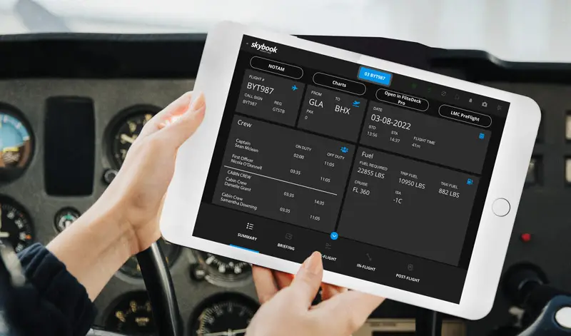 efb quick links connectivity charts, notam and flight deck pro