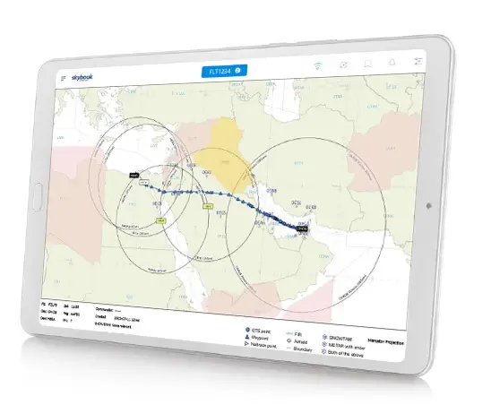 restricted flight zone chart