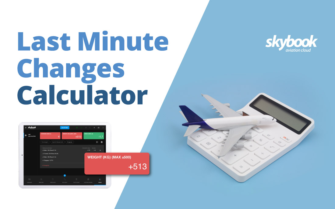 last minute changes in aviation, LMC calculator for weight and balance loadsheet changes