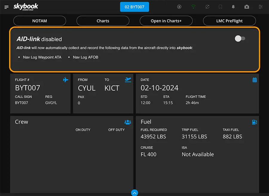 AID summary on EFB