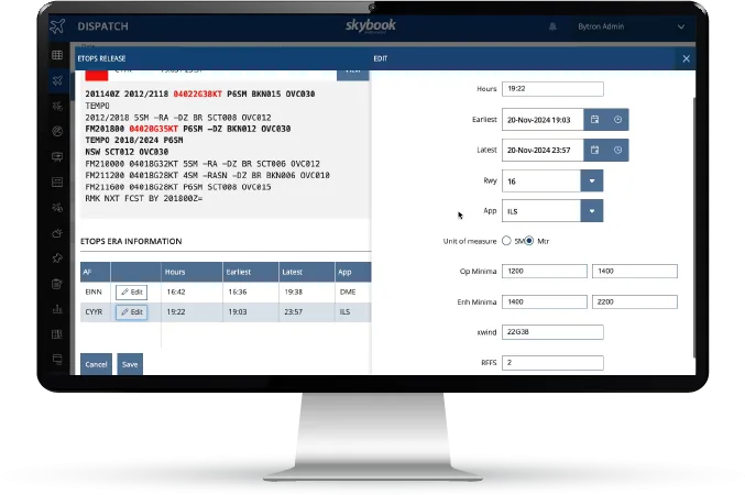 etops release information