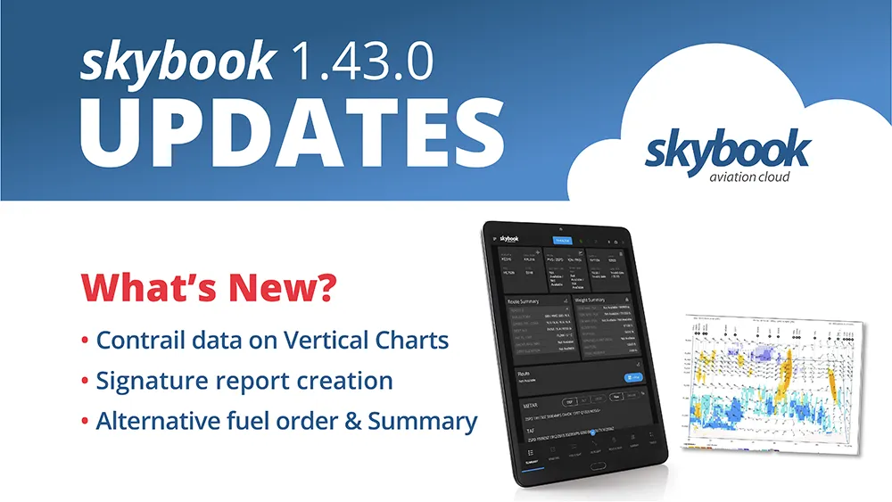 contrail vertical profile charts, efb fuel order 