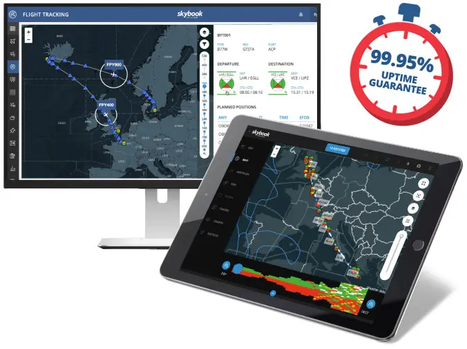 efb software uptime reliable electronic flight bag technology